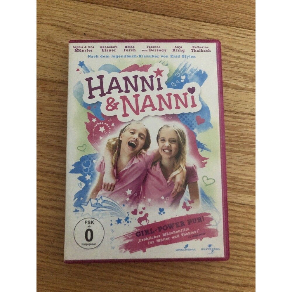 Hanni & Nanni DVD Sophia Münster Jana‎ Münster Hannelore Elsner UK IMPORT